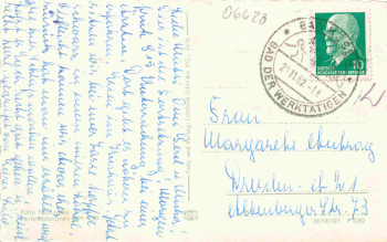 Bad Kösen vom Himmelreich o 1962