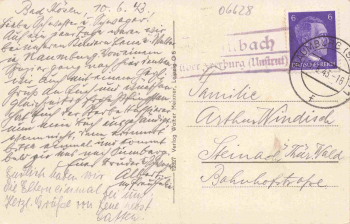 Bad Kösen Mehrbildkarte o 1943