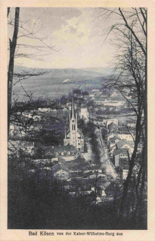 Bad Kösen von der Kaiser-Wilhelms-Burg aus * um 1920