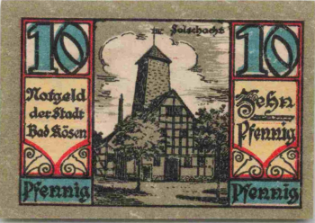 Bad Kösen Notgeldschein 1921