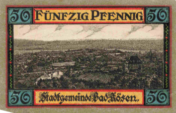 Bad Kosen emergency money 50 Pfennig 1921