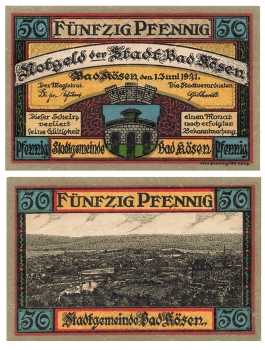 Bad Kosen emergency money 50 Pfennig 1921