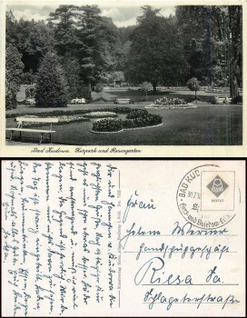 Bad Kudowa Kurpark  Rosengarten o 30.7.1938