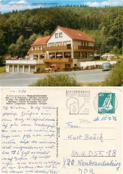 Bad Lauterberg, Hotelpension Dietrichstal o 15.7.1976