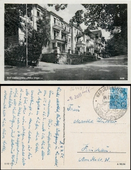 Bad Liebenstein Haus Olga o 4.7.54