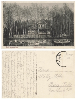 Bad Lippspringe fisherman's hut o 1920