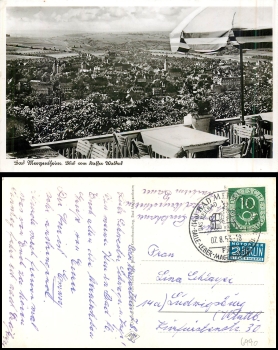 Bad Mergentheim Cafe Waldeck o 7.8.1953