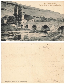Bad Mergentheim Tauber Bridge * approx. 1925