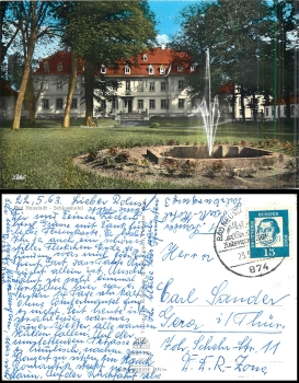 Bad Neustadt Schlosshotel o 22.5.1963