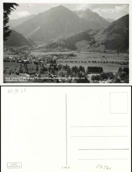 87541 Bad Oberdorf, mit Pfarmenhölzer, Breitenberg, Rotspitze u. Nebelhorn *1935