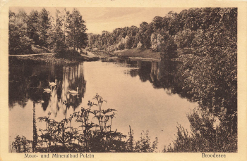 Bad Polzin Broodesee Pommern Połczyn-Zdrój o 1930