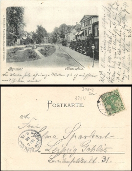 Bad Pyrmont Altenauplatz o 14.5.1908