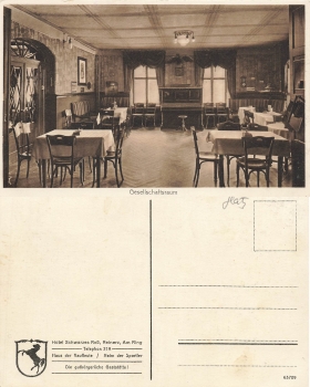 Bad Reinerz Schlesien Hotel Schwarzes Ross Duszniki-Zdroj * um 1930