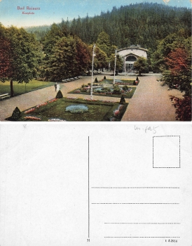 Bad Reinerz Schlesien Kurplatz  Duszniki-Zdroj * um 1920