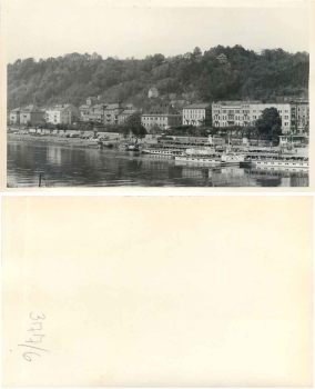01814 Bad Schandau with Elbe steamers "Unity" and "Leipzig" *approx. 1960