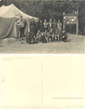 15526 Bad Saarow pioneer camp cultural group "Feliks Dzierzynski" 1959