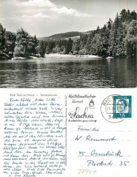 Bad Sachsa Harz Schmelzteich o 20.7.1963