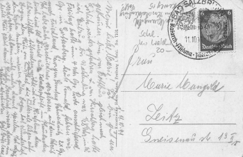 Bad Salzbrunn Gärtnerei Liebichau Dahlien Schlesien Szczawno-Zdrój o 1941