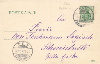 Bad Salzbrunn Schwedenteich  Schlesien Szczawno-Zdrój  o 1904