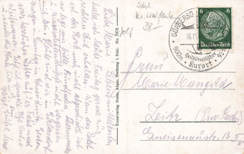 Bad Salzbrunn Golfplatz mit Golfhaus Schlesien Szczawno-Zdrój  o 1940