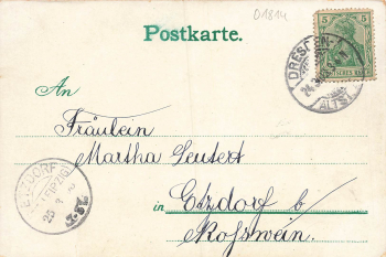 01814 Bad Schandau Schlossbastei Litho o 1903