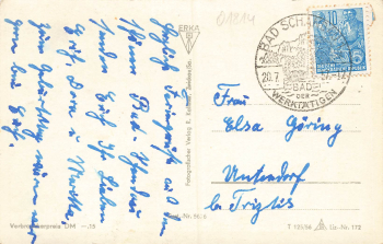 01814 Bad Schandau Haus der Völkerfreundschaft o 1957