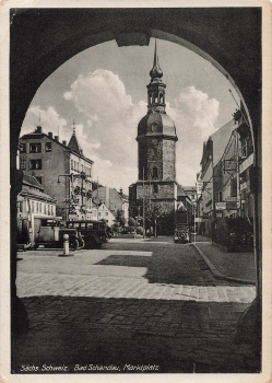 01814 Bad Schandau Marktplatz o 1951