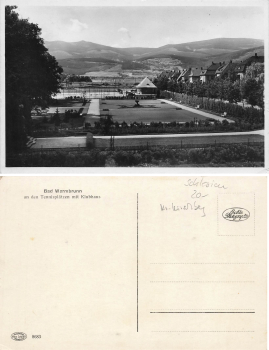 Bad Warmbrunn Riesengebirge Schlesien Tennisplätze Cieplice Slaskie-Zdroj * um 1930