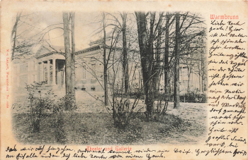 Bad Warmbrunn Theatre and Gallery Giant Mountains Silesia Cieplice Śląskie-Zdrój o 1904