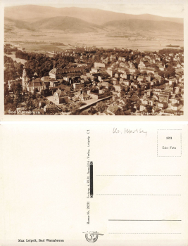 Bad Warmbrunn Schlesien  Cieplice Slaskie-Zdroj * 1930