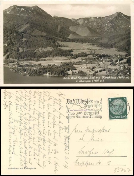 83707 Bad Wiessee, mit Hirschberg o 17.8.1939