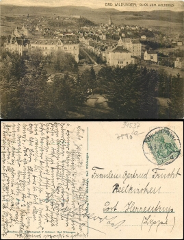 Bad Wildungen Blick vom Waldhaus o 4.3.1915