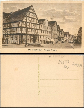 Bad Wildungen Wegaer Straße  *ca. 1930