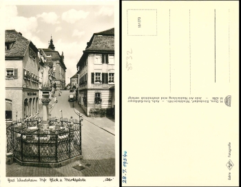Bad Windsheim Marktplatz gebr. 1954