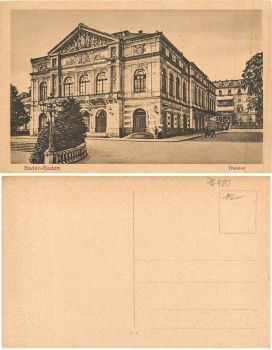 Baden-Baden Theater *ca.1920