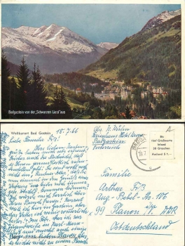 Badgastein vom "Schwarzen Liesl" o 18.7.1966