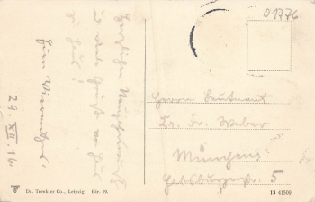 01773 Bärenfels Erzgebirge Hotel Kaiserhof Skifahrer o 1916