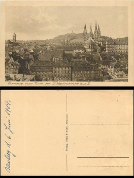 Bamberg von Martinkirche *ca. 1924