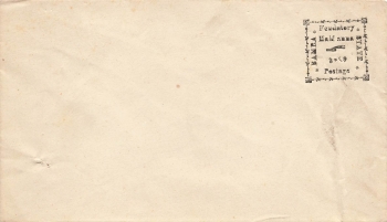 Bamra State India Half Anna postal stationery 1891 *