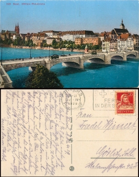 Basel Middle Rhine Bridge o April 12, 29