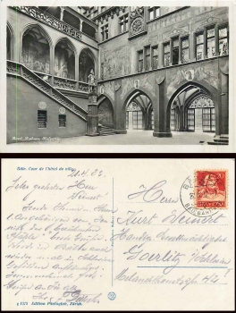 Basel Rathaus Hofpartie o 21.4.1932