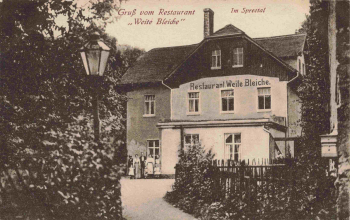 Bautzen Restaurant Weite Bleiche im Spreetal o 1919