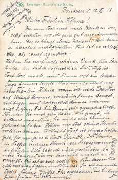 Bautzen multi-view postcard, used, 1918