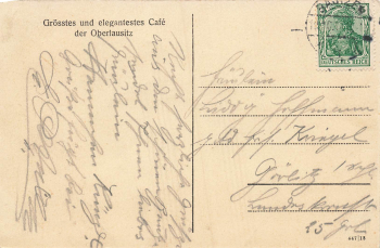 Bautzen Kaiser Cafe Interior view circa 1914