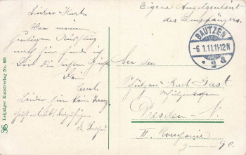 Bautzen Nicolai Ruine und Seidau o 1911