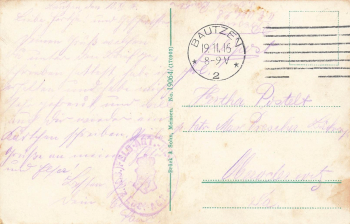 Bautzen Reichenstraße Feldpost 2. (K.S.) FELD.ART. RGT Nr.23 o 1916