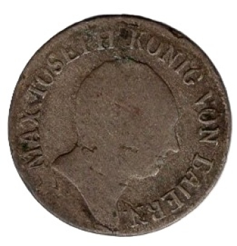 Bavaria 6 Kreuzer 1808 Maximilian Joseph country coin