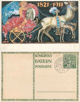 Bayern Prinzregen Luitpold  1821-1911 o 12.3.1911