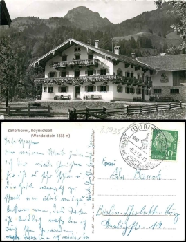 83735 Bayrischzell, Zellerbauer o 8.7.1958