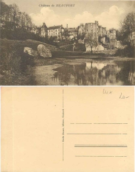 Befort Chateau de Beaufort *ca. 1920